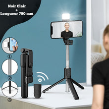 Charger l'image dans la galerie, Perche à Selfie sans fil Bluetooth 6 en 1 pour amateur Vlog