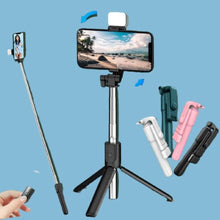 Charger l'image dans la galerie, Perche à Selfie sans fil Bluetooth 6 en 1 pour amateur Vlog